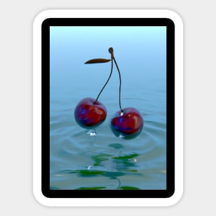 Two Cherry Sticker